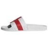 Adidas Originals Adilette - Chanclas De Baño - Cloud White Red Cloud White