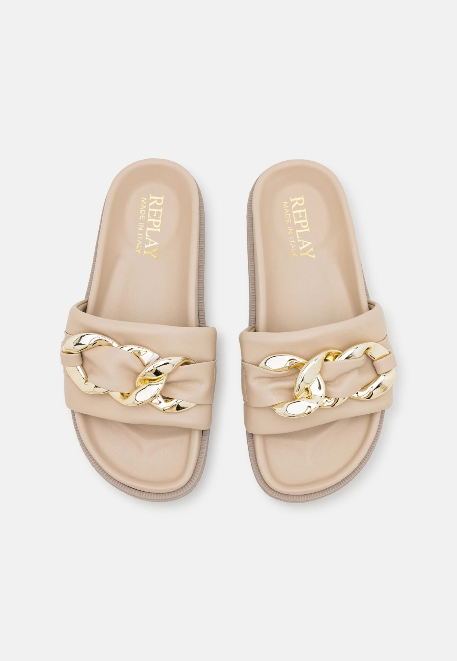 Replay Goya - Sandalias Planas - Beige 6 Replay Goya - Sandalias Planas - Beige - Imagen 6