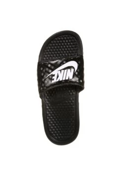 Nike Sportswear Benassi- Sandalias Planas - Black/White -Hava Tienda de ventas 12c0a746ffba4a7aa6d2045514ef778c