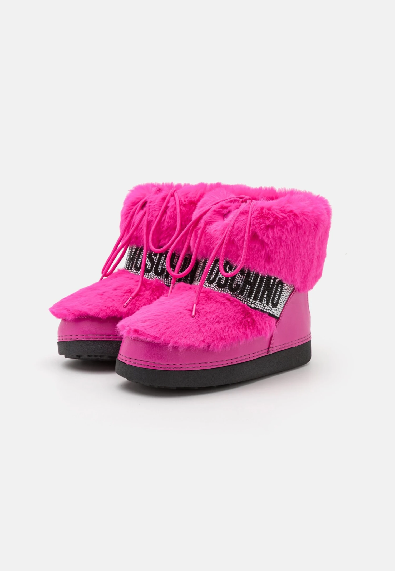 LOVE MOSCHINO Botines Con Plataforma - Fuxia 2 LOVE MOSCHINO Botines Con Plataforma - Fuxia - Imagen 2