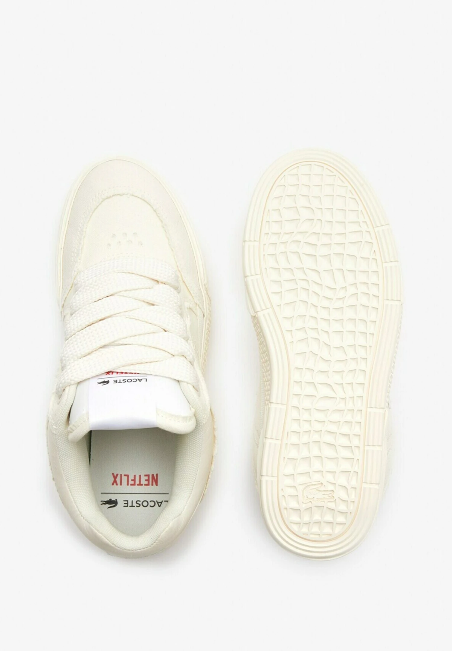 Lacoste X Netflix - Sneakers Vulcanisées - Zapatillas - Beige 3 Lacoste X Netflix - Sneakers Vulcanisées - Zapatillas - Beige - Imagen 3