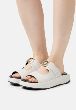 Furla Zoe Fusbet Mule- Sandalias Planas - Marshmallow