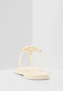 Tory Burch Mini Miller Flat Thong - Chanclas De Dedo - Ivory -Hava Tienda de ventas 24deda1708b44848abe9b7650cfaaea3