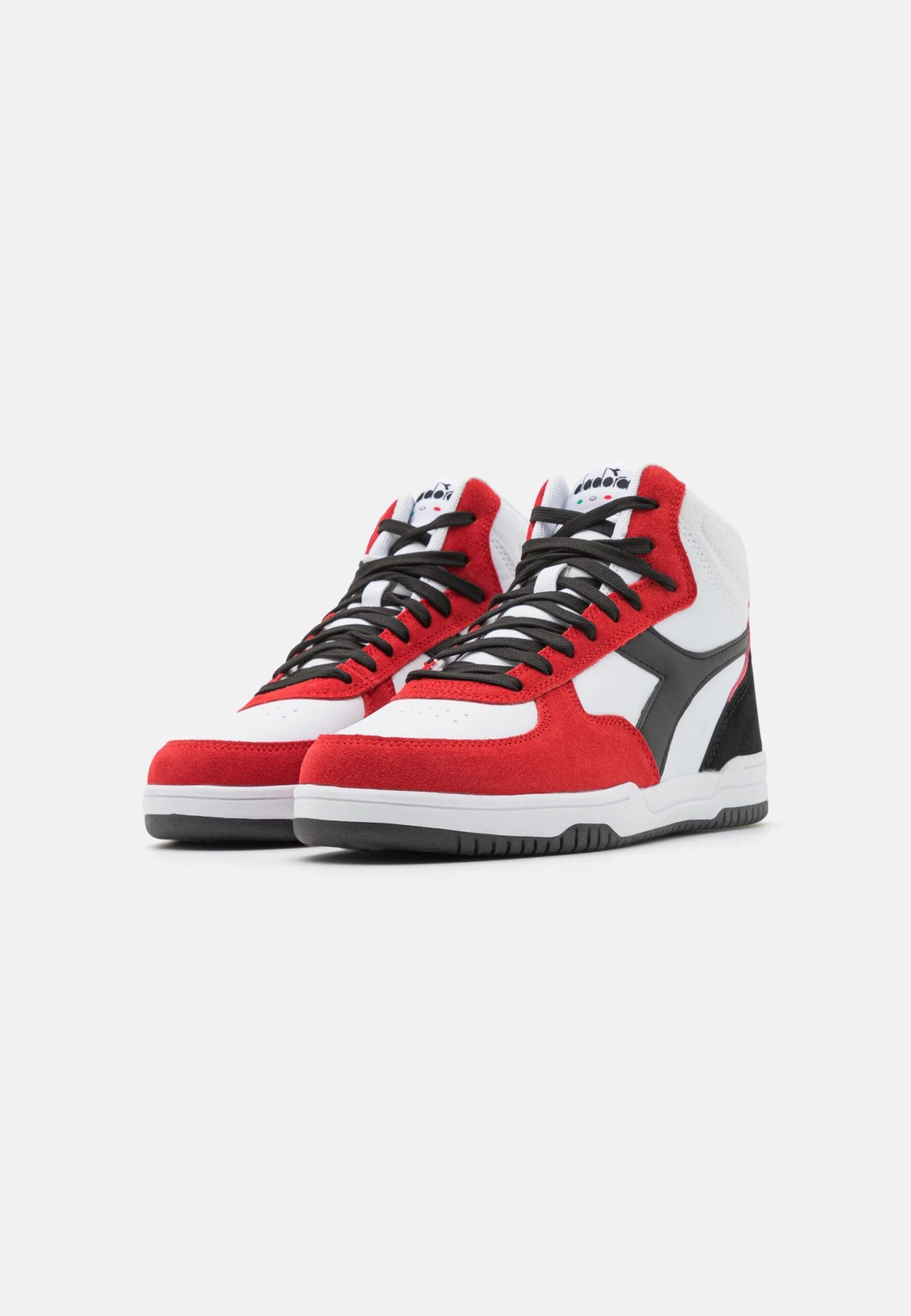 Diadora Raptor Unisex - Zapatillas Altas - White/High Risk Red/Black 2 Diadora Raptor Unisex - Zapatillas Altas - White/High Risk Red/Black - Imagen 2