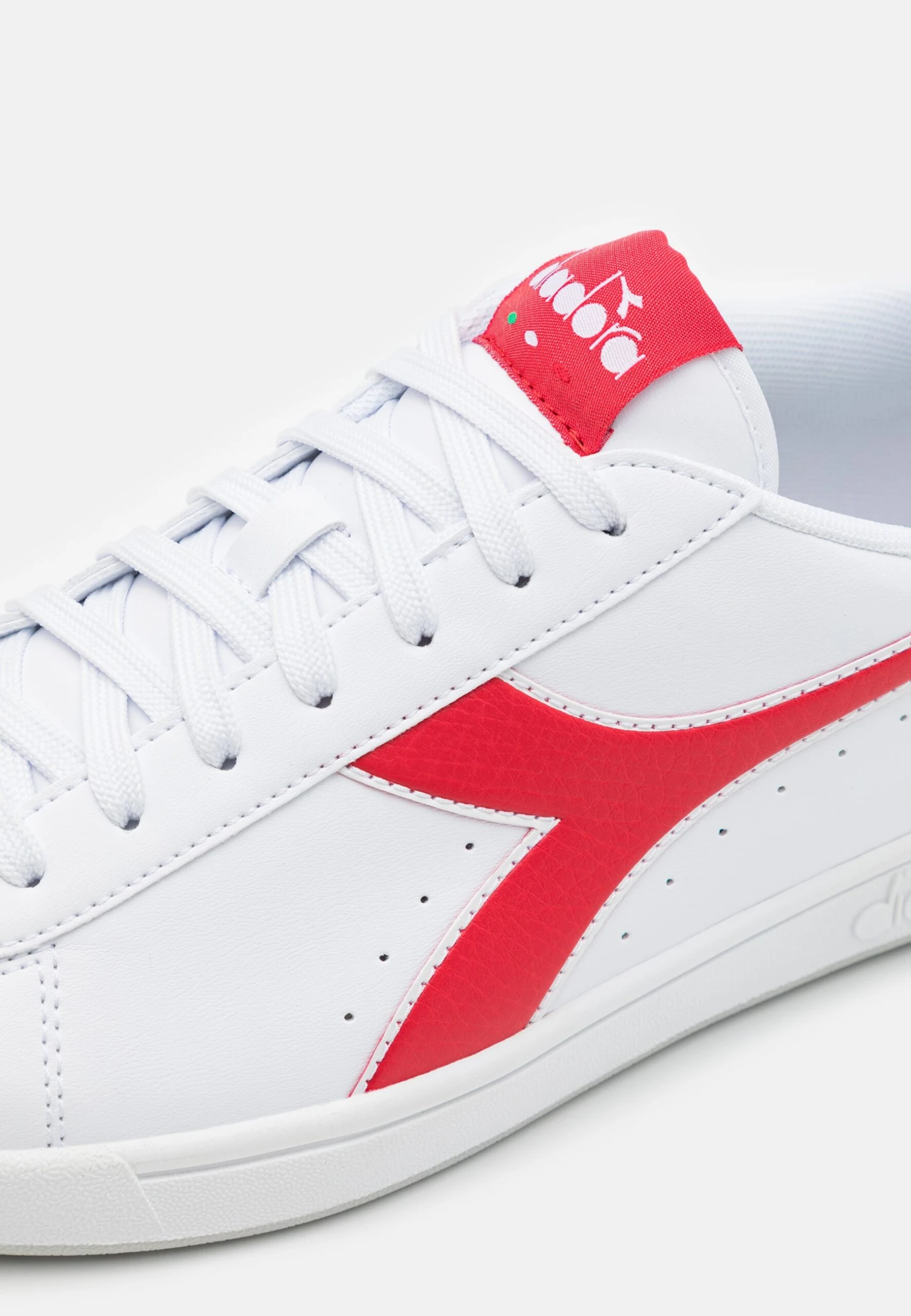 Diadora Torneo Unisex - Zapatillas - White/Tango Red 6 Diadora Torneo Unisex - Zapatillas - White/Tango Red - Imagen 6