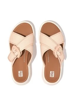 Fitflop Cross Slides- Sandalias Planas - Pink -Hava Tienda de ventas 2ed48ec55d574bd1ba4b907cd63ebfa4