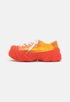 GCDS Transparent Chunky Ibex Unisex - Zapatillas - Orange