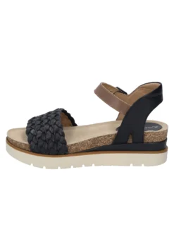 Josef Seibel Sandalias Con Plataforma - Schwarz Kombi