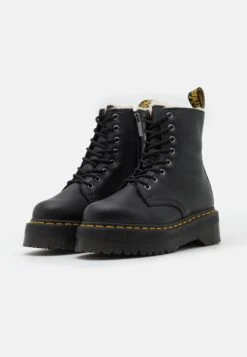 Dr. Martens Jadon Faux Fur Lined - Botines Con Plataforma - Black Pisa -Hava Tienda de ventas 43f322eeed8c475ab493add4d3d5a52b