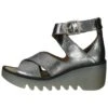 Fly London Sandalias Con Plataforma - Graphite