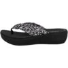 Clarks Arla Glison 2 Zehen - Sandalias De Dedo - Black/White