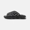 Nike Sportswear Air More Uptempo Slide Unisex - Sandalias Planas - Black/White/Clear