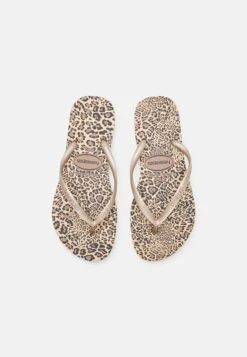 Havaianas Slim Animals - Chanclas De Dedo - Sand Grey/Golden