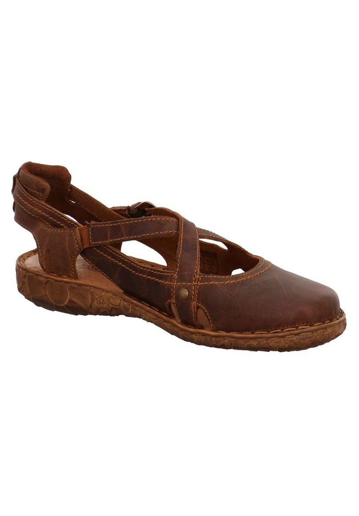 Josef Seibel Sandalias De Cuña - Brandy 4 Josef Seibel Sandalias De Cuña - Brandy - Imagen 4