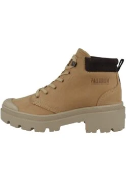 Palladium Pallabase Lo Cuff - Botines Con Cordones - Amber Gold