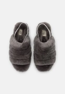 Ugg Fluff Yeah Slide - Pantuflas - Charcoal -Hava Tienda de ventas 6136d4be5a56437e9809fd5f1315ce87
