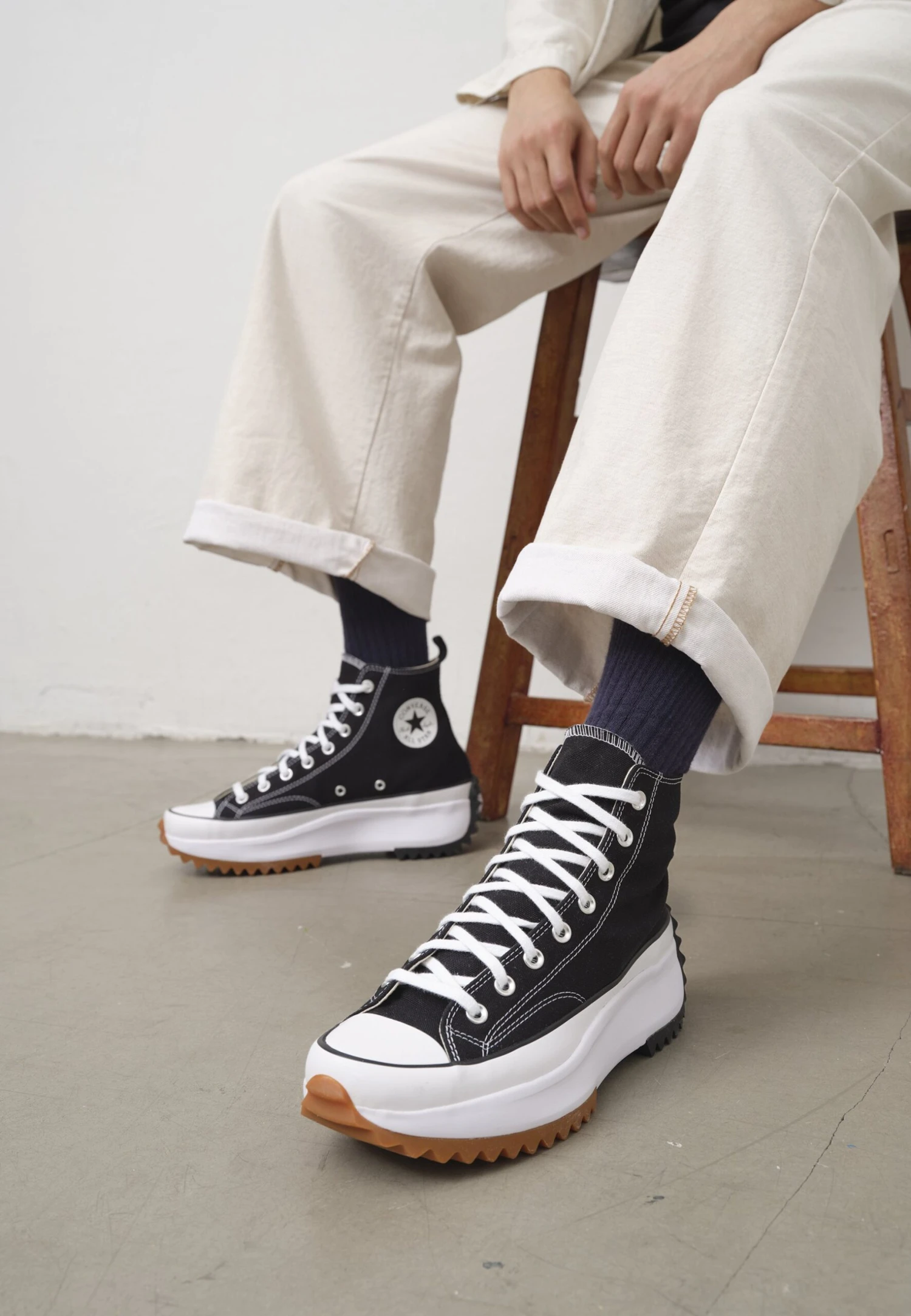 Converse Run Star Hike - Zapatillas Altas - Black/White/Gum 2 Converse Run Star Hike - Zapatillas Altas - Black/White/Gum - Imagen 2