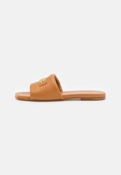 MCM Travia Slide - Sandalias Planas - Cognac -Hava Tienda de ventas 6632094a7d724f9daaca53d1bd976bb4