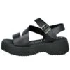 Sandalias Con Plataforma - Black
