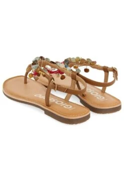 Gioseppo Detalle De Cuentas - Sandalias De Dedo - Cuero -Hava Tienda de ventas 6cbf812bce204abf98c7b9398eb0f826