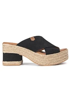 Cuña Nilo - Sandalias - Black