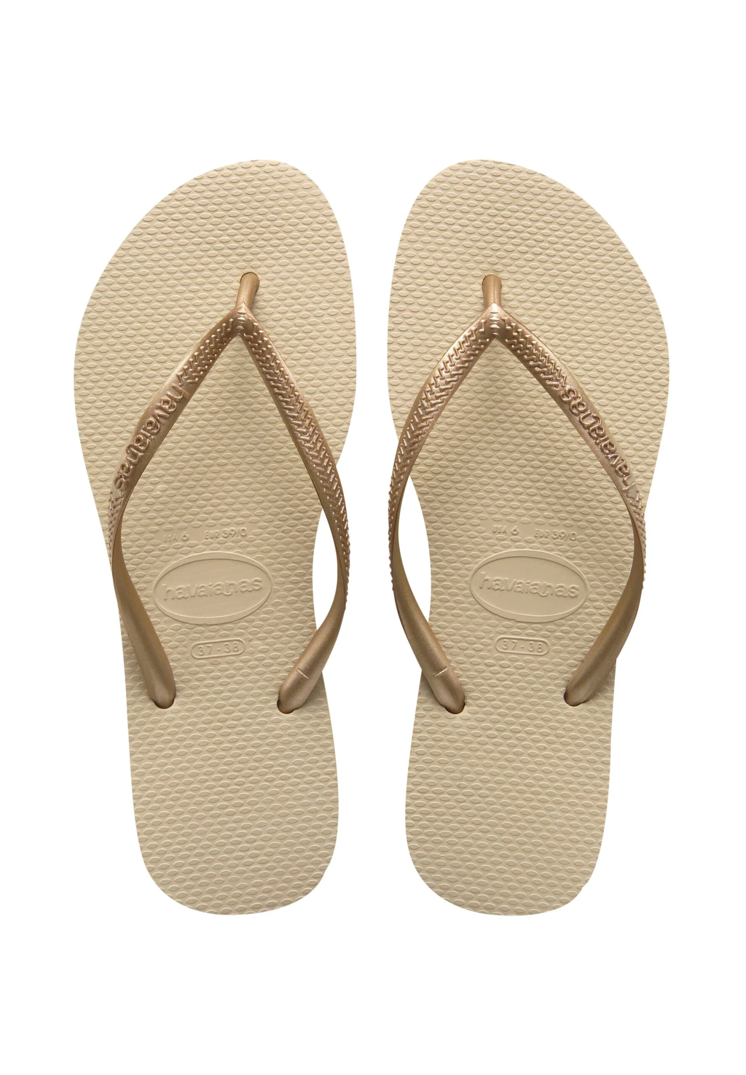 Havaianas Flip Flop Slim - Chanclas De Dedo - Sand Grey/Light Gold 3 Havaianas Flip Flop Slim - Chanclas De Dedo - Sand Grey/Light Gold - Imagen 3