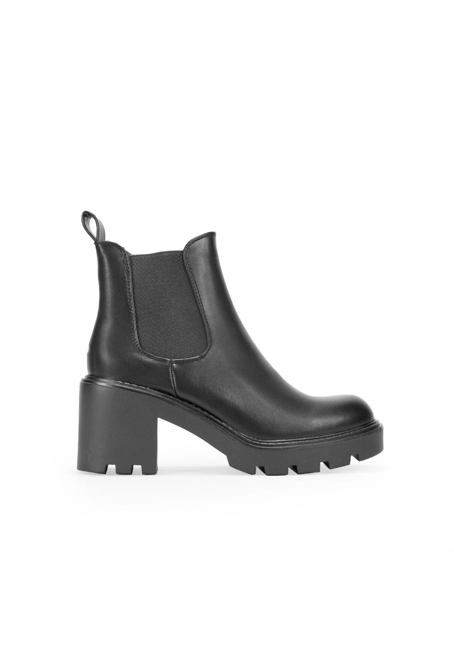 Con Elásticos - Botines Con Plataforma - Black 2 Con Elásticos - Botines Con Plataforma - Black - Imagen 2