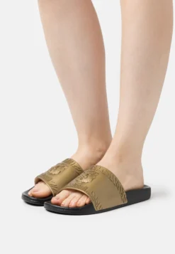 JUST CAVALLI Chanclas De Baño - Gold/Black