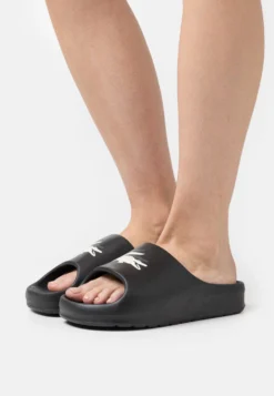 Lacoste Croco 2.0 - Chanclas De Baño - Black/Offwhite