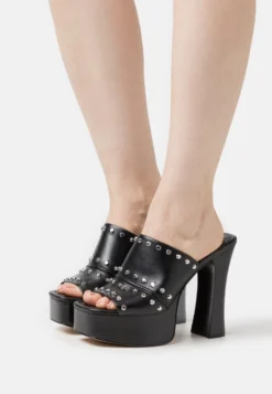 MICHAEL Michael Kors Jagger Platform Mule - Sandalias - Black