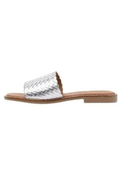 Leyas - Sandalias Planas - Silver
