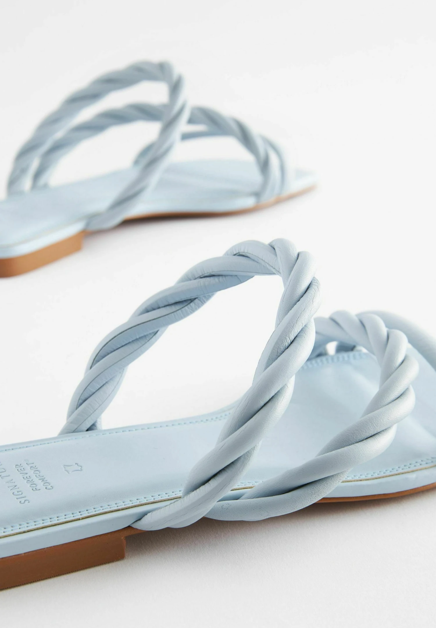 Next Signature Twist Detail - Sandalias Planas - Blue 3 Next Signature Twist Detail - Sandalias Planas - Blue - Imagen 3