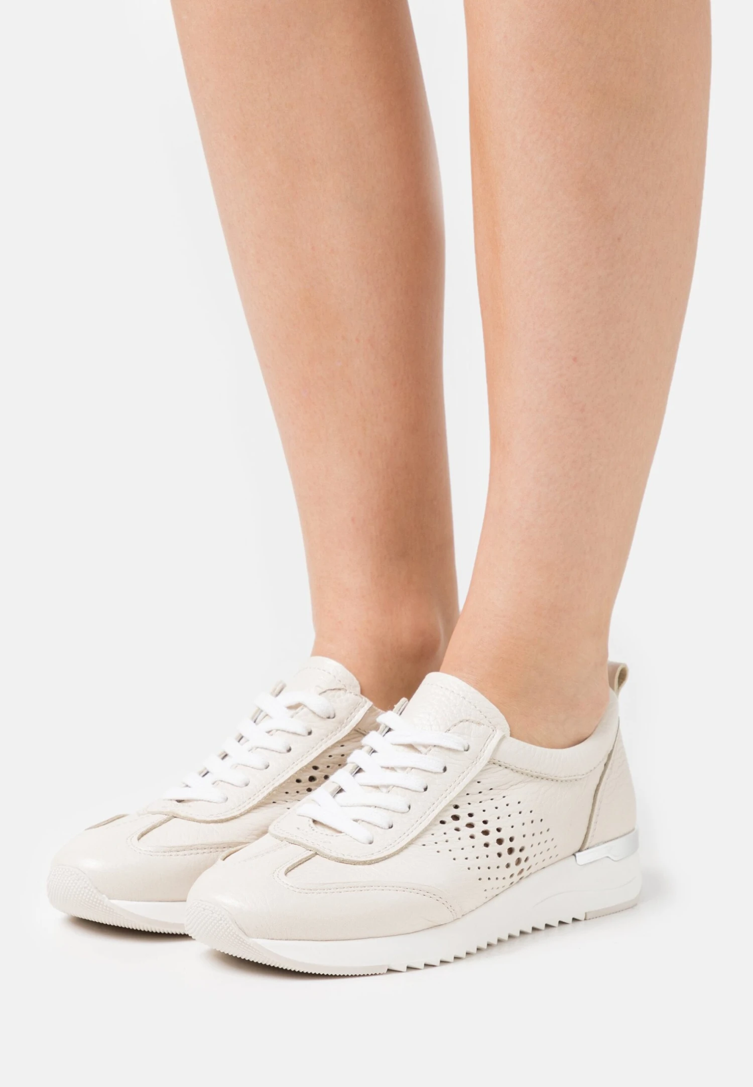 Caprice Lace Up - Zapatillas - Ecru 1 Caprice Lace Up - Zapatillas - Ecru