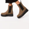 Vagabond Tara - Botines Con Plataforma - Khaki