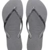 Havaianas Flip Flop Slim Sparkle Ii - Chanclas De Dedo - Steel Grey
