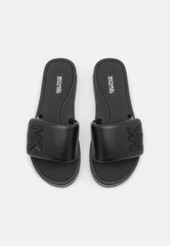 MICHAEL Michael Kors Platform Slide - Sandalias Planas - Black -Hava Tienda de ventas a3f4776de393497492080639f9a89583