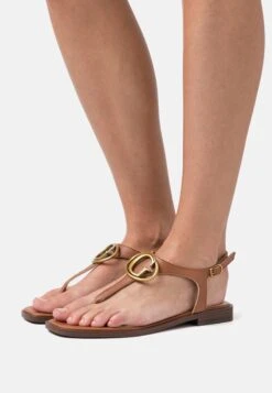 Guess Miry - Sandalias De Dedo - Cognac