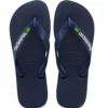 Havaianas Flip Flop Brasil Logo - Chanclas De Dedo - Navy Blue