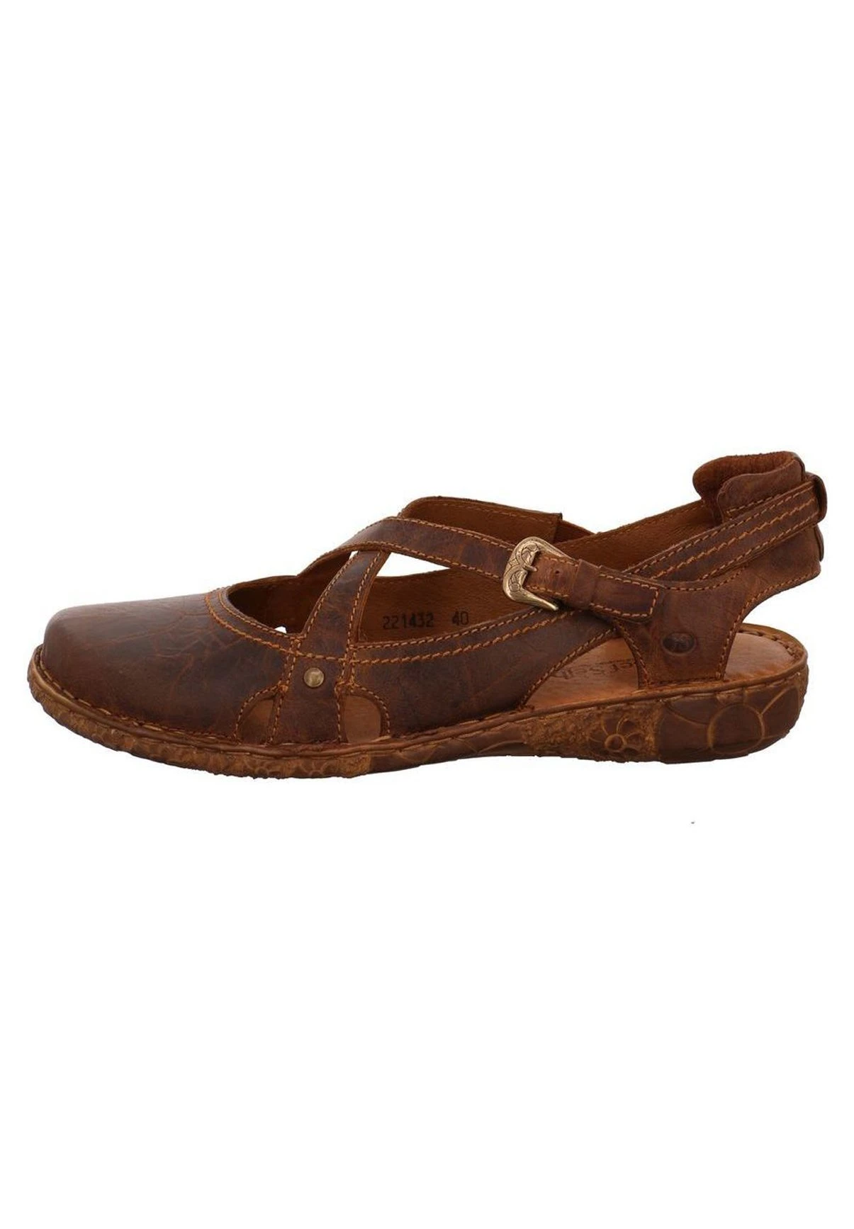 Josef Seibel Sandalias De Cuña - Brandy 1 Josef Seibel Sandalias De Cuña - Brandy