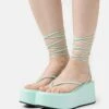 Erikaplatform Thongs - Sandalias De Dedo - Mint