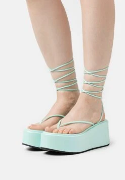 Erikaplatform Thongs - Sandalias De Dedo - Mint