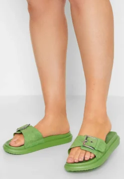 Buckle Strap- Chanclas De Baño - Green
