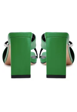 1659 - Cesare Gaspari High Heeled Sandals Leather High Heeled Sandals - Sandals - Cesare Gaspari - Sandalias - Green -Hava Tienda de ventas ad0d36b3791d4208accd54f660bbded5 scaled