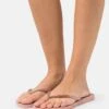 Havaianas Slim Fit Logo Metallic - Chanclas De Dedo - Crocus Rose/Apricot Red