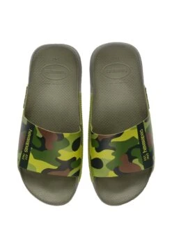 Havaianas Slide Print - Chanclas De Baño - Khaki -Hava Tienda de ventas ae72373f4bf74fe6aa1aab3634e6b798