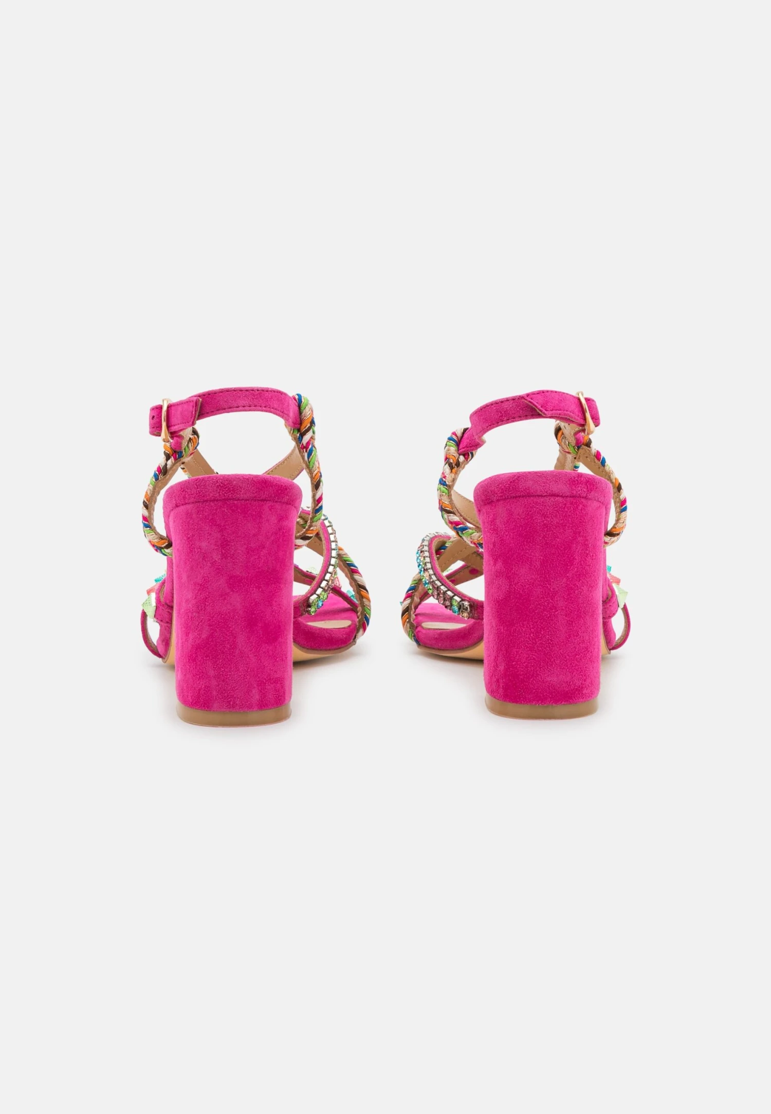 Alma En Pena Sandalias De Tacón - Fuxia 4 Alma En Pena Sandalias De Tacón - Fuxia - Imagen 4