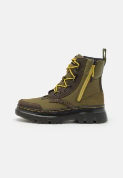 Dr. Martens Tarik Zip Unisex - Botines Con Cordones - Olive