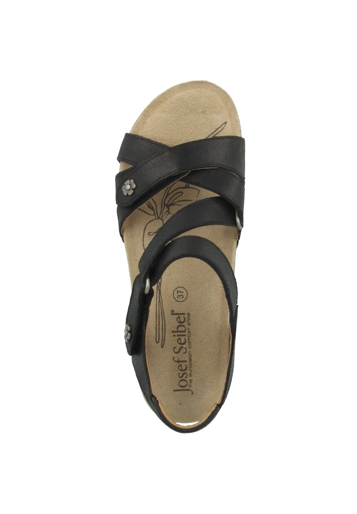 Josef Seibel Natalya- Sandalias De Cuña - Black 2 Josef Seibel Natalya- Sandalias De Cuña - Black - Imagen 2