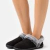 Wide Fit Cozy Campfire - Pantuflas - Black