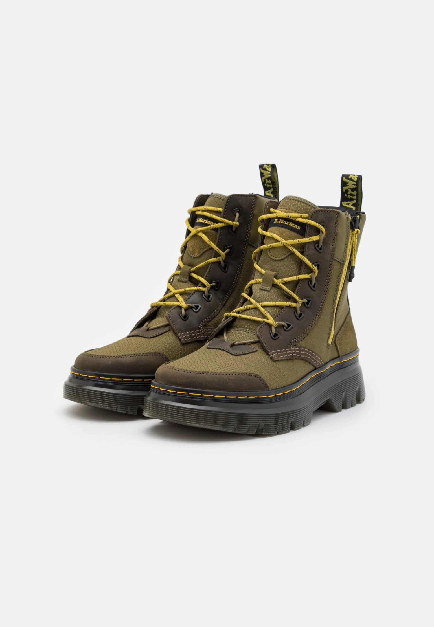 Dr. Martens Tarik Zip Unisex - Botines Con Cordones - Olive 2 Dr. Martens Tarik Zip Unisex - Botines Con Cordones - Olive - Imagen 2
